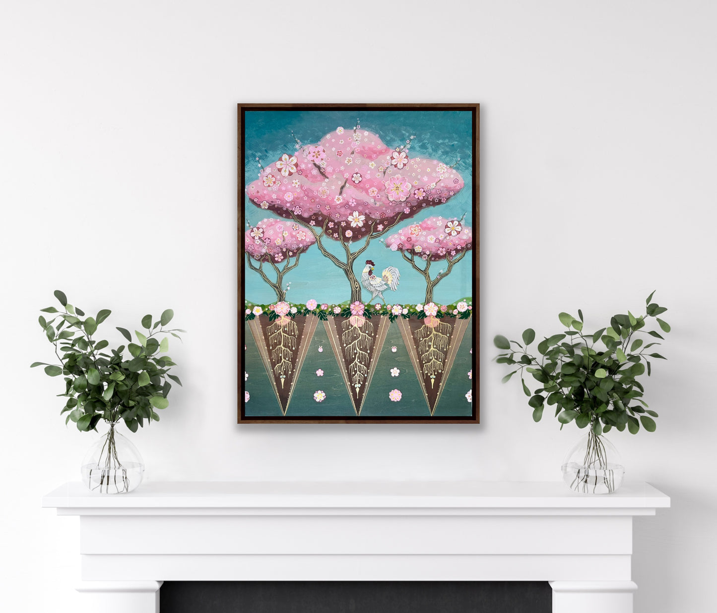 Plum Blossoms, 24" x 18"
