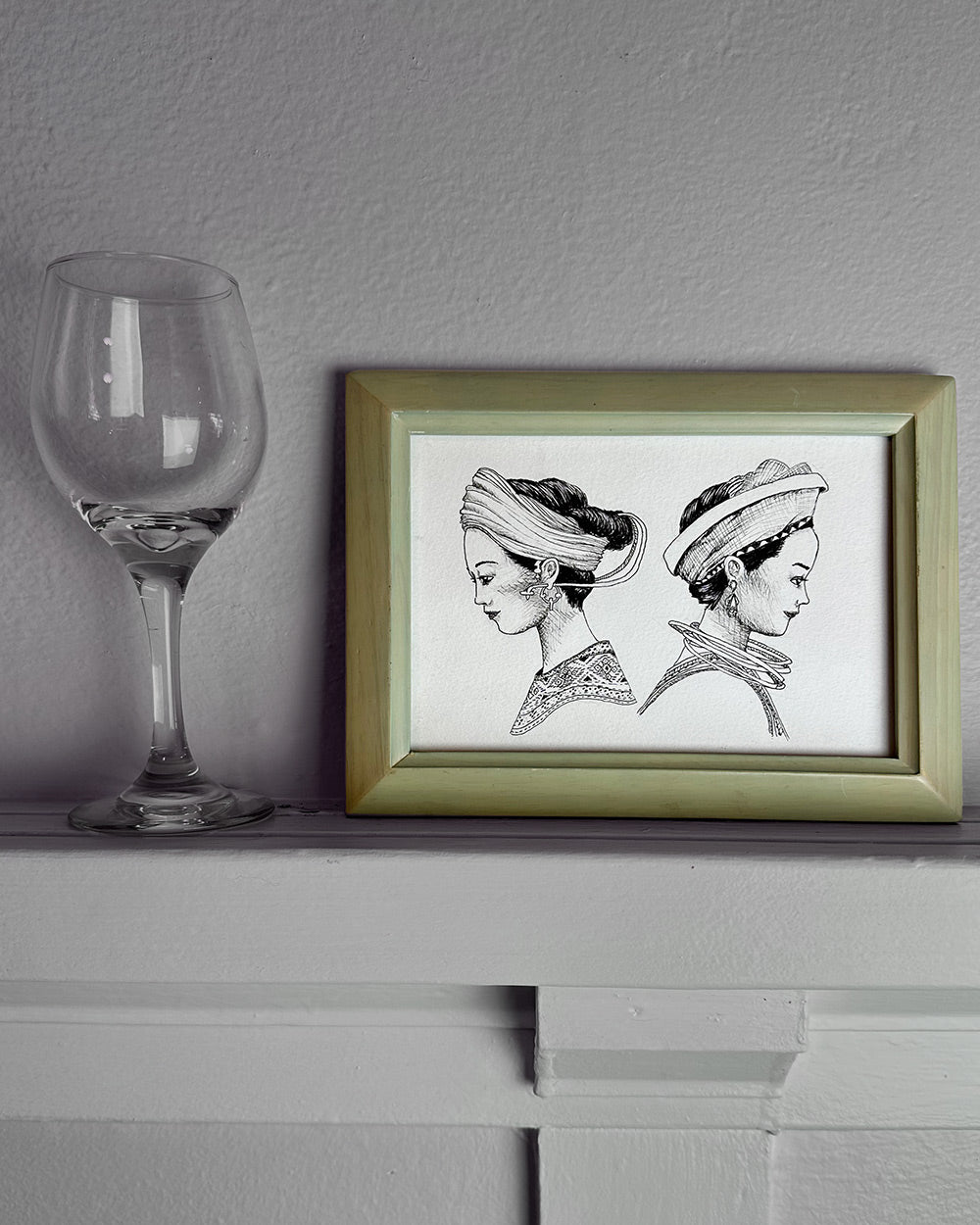 Hmong - Ink Pen Drawing