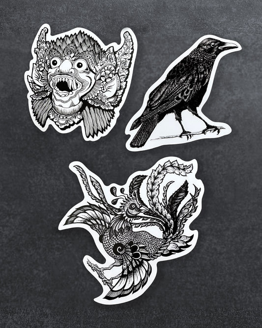 Sticker Variety Pack of 3